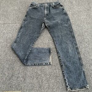 Vtg Wrangler Women Jeans Sz 13x32 (30x32) Denim Acid Wash USA High Rise‎ 14mwznf